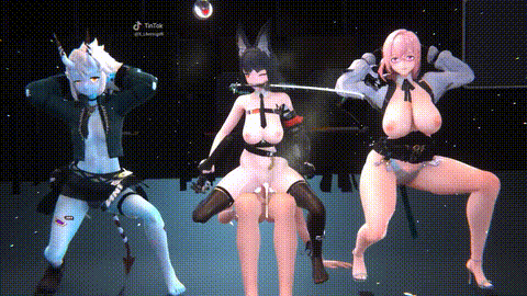 [LikeHugeB] 【ZZZ】TikTok Sex直播Liveエロ PK ~ 全員發情生放送Everyone in Heat! .gif