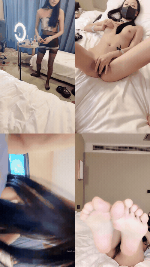 劲爆啊【思级】漂亮女神 全身白皙粉嫩 长腿翘臀 美乳美足 酒店约炮光头土豪大哥 吃鸡.gif