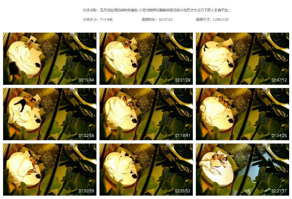 五月流出酒店绿叶房偷拍 小哥约炮单位眼镜[20240627-190525].jpg