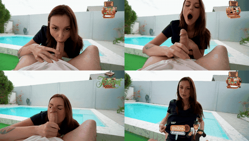 Massage with a happy ending. Cum on face of a brunette with big tits_preview_3.gif