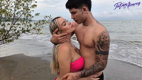 I have a threesome with my boyfriend and his friend on the beach_p60.gif