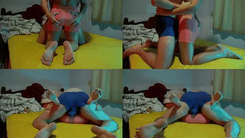 Tight Leggings pussyjob cowgirl DRY HUMPING!_preview_1.gif