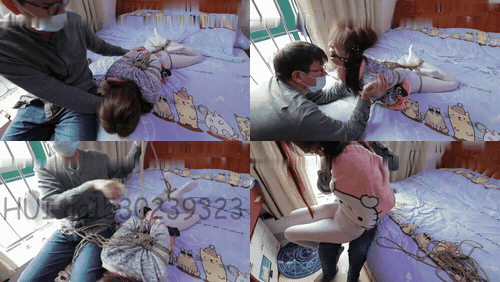 绳艺_ Z息_ HUI_HUI_27_好久没玩捆绑啦，小睡裙白丝盘腿缚，驷马捆缚_preview_3.gif.gif