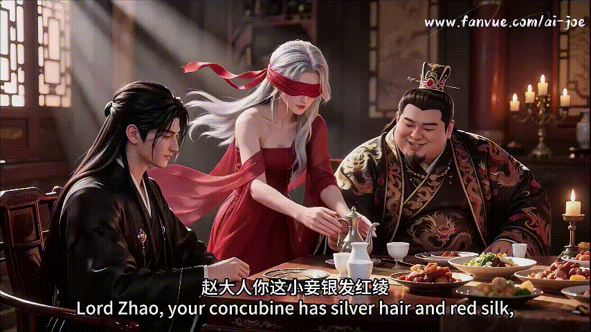 ⁸¹⛳⛳⛳ 【AI动漫】绿帽丈夫为抱上王爷大腿 新手把美娇妻送上 看着肥胖的王爷在他.gif