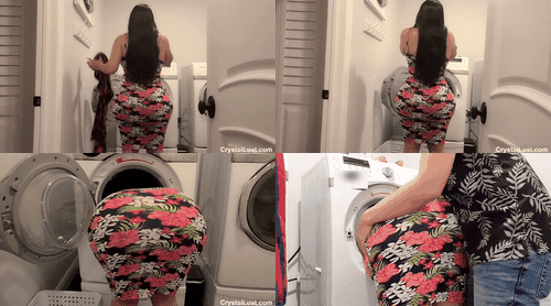 Big Ass Stepmom fucks her porn addict Stepson In The Laundry Room_preview_1.gif