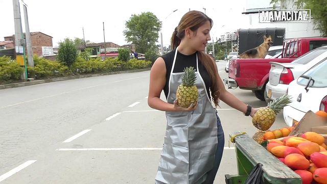 Latina Fruit Vendor Approached Outdoors, She Agrees to Leave With Him... What Ha.jpg