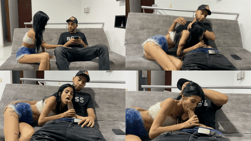 My horny stepsister looks for me in the living room to be fucked until she orgas.gif