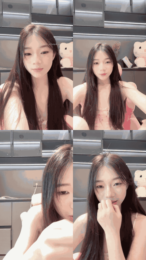 热舞女神【黎巴啦呀】清纯少女 全身雪白 长腿嫩穴 收费房终于秀了 完美G奶 热舞+自慰_.gif