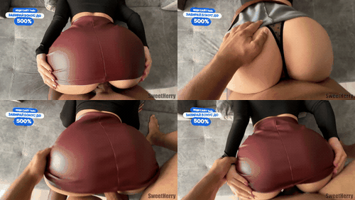 Sweet sex with a beautiful girl who has a huge ass! I came hot cum on her ass in.gif