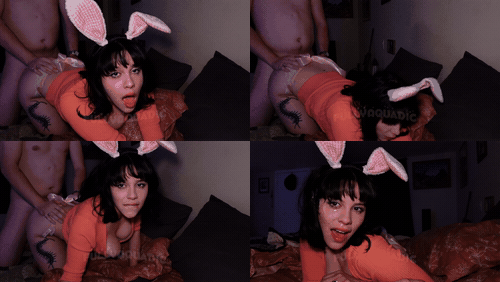 Sexy Bunny Girl Deepthroats for a MASSIVE Facial_preview_3.gif