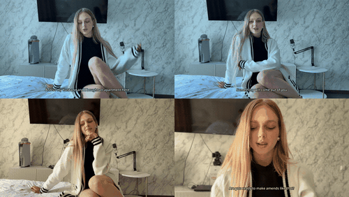 I MET A FORMER CLASSMATE IN THE ELEVATOR AND SHE JUMPED ON MY DICK_preview_1.gif